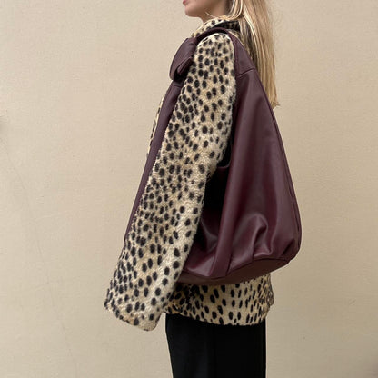 Vintage 00s leopard coat