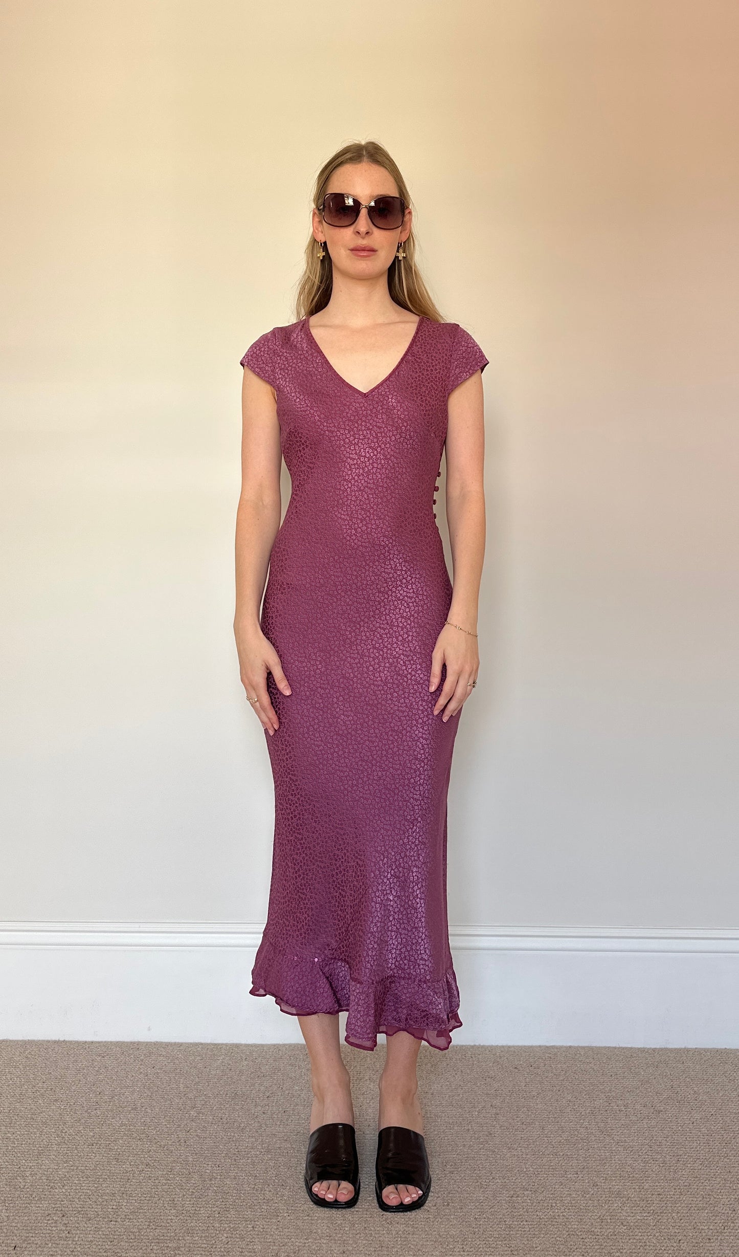 Vintage Silk mix Dress