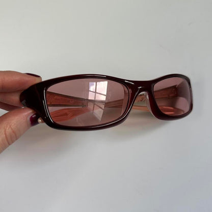 Vintage burgundy sunglasses