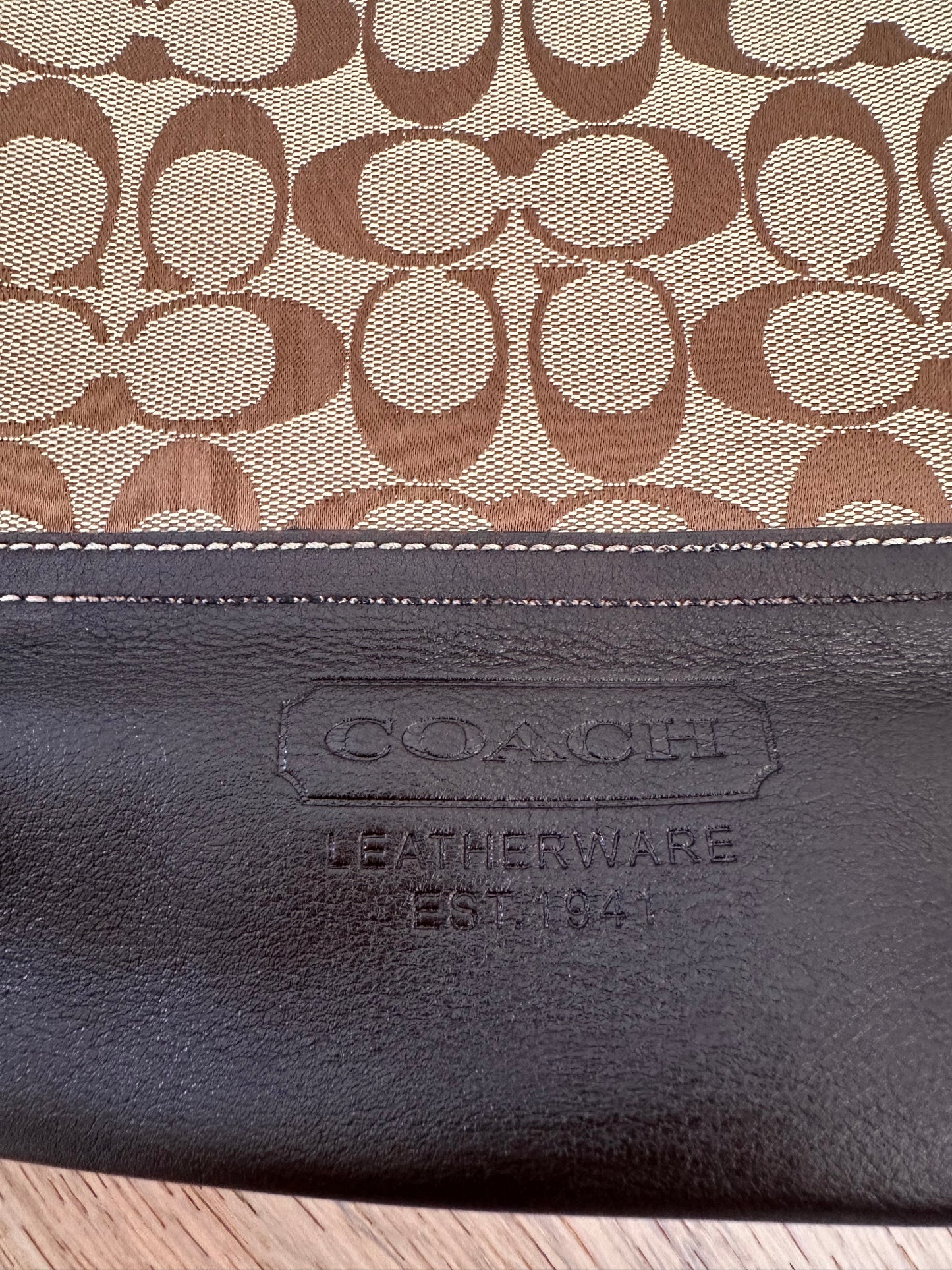 Vintage coach shoulder bag