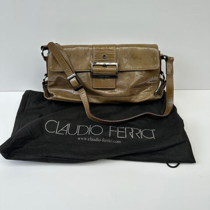 Vintage 00s olive green patent bag