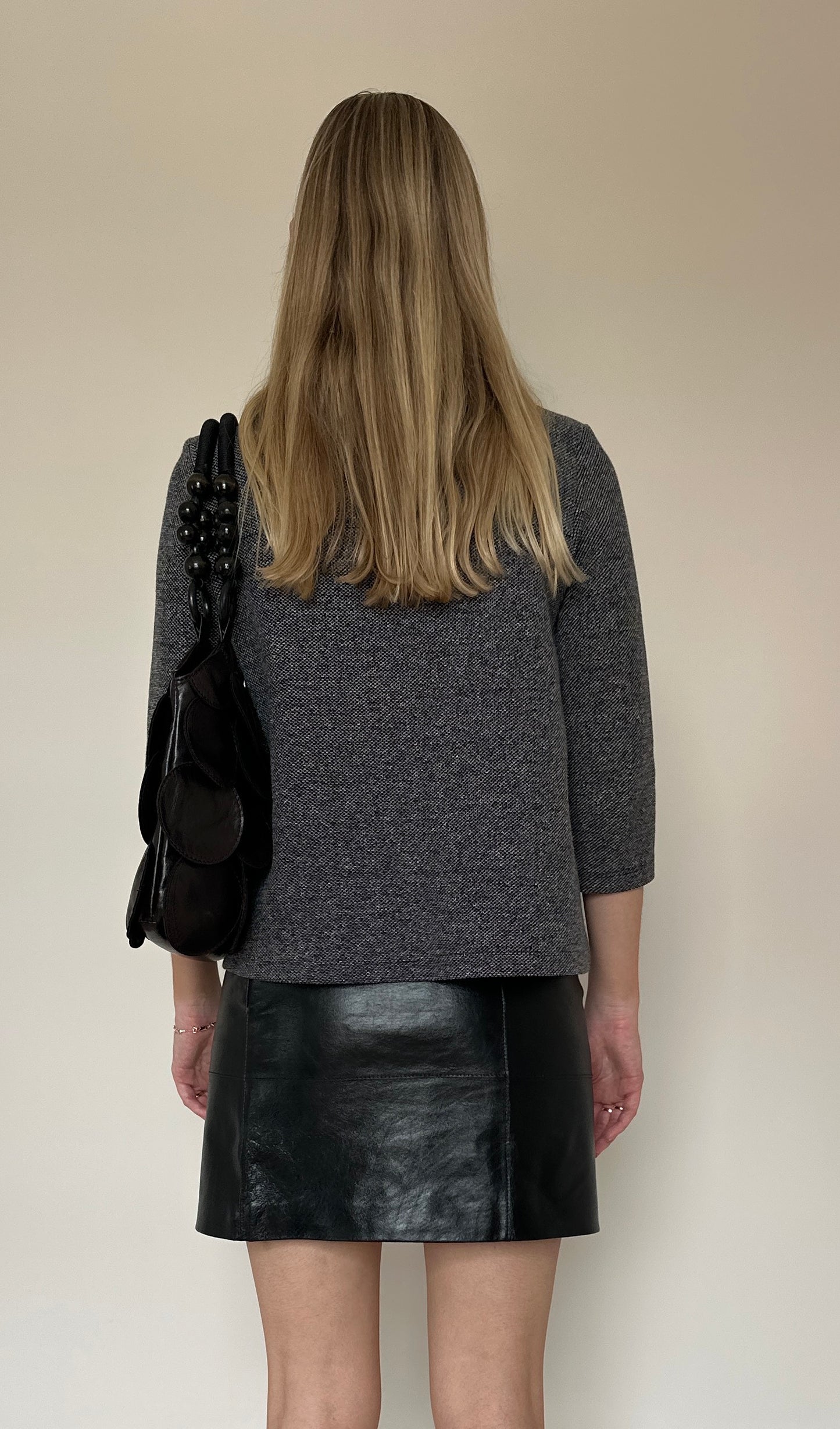 Vintage charcoal pea coat