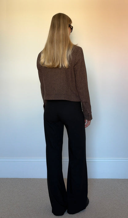Vintage brown herringbone jacket