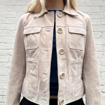 Vintage 90s genuine suede jacket