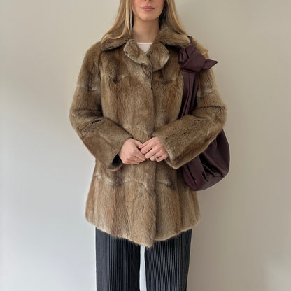 Vintage real fur coat