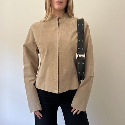 Vintage camel suede jacket