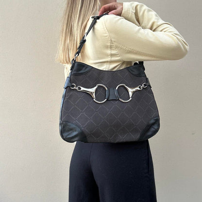 Vintage 00s horsebit handbag
