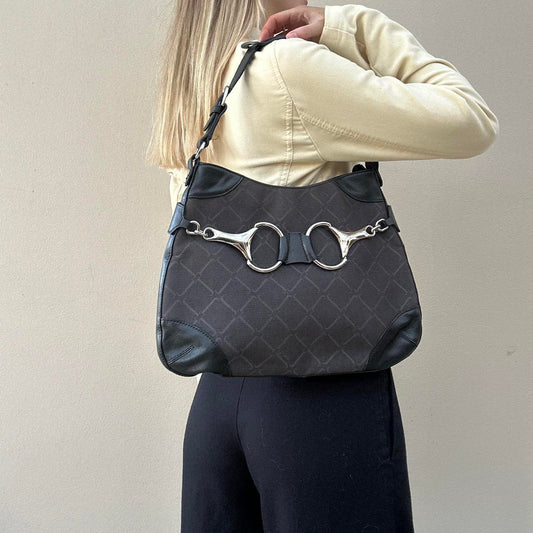 Vintage 00s horsebit handbag