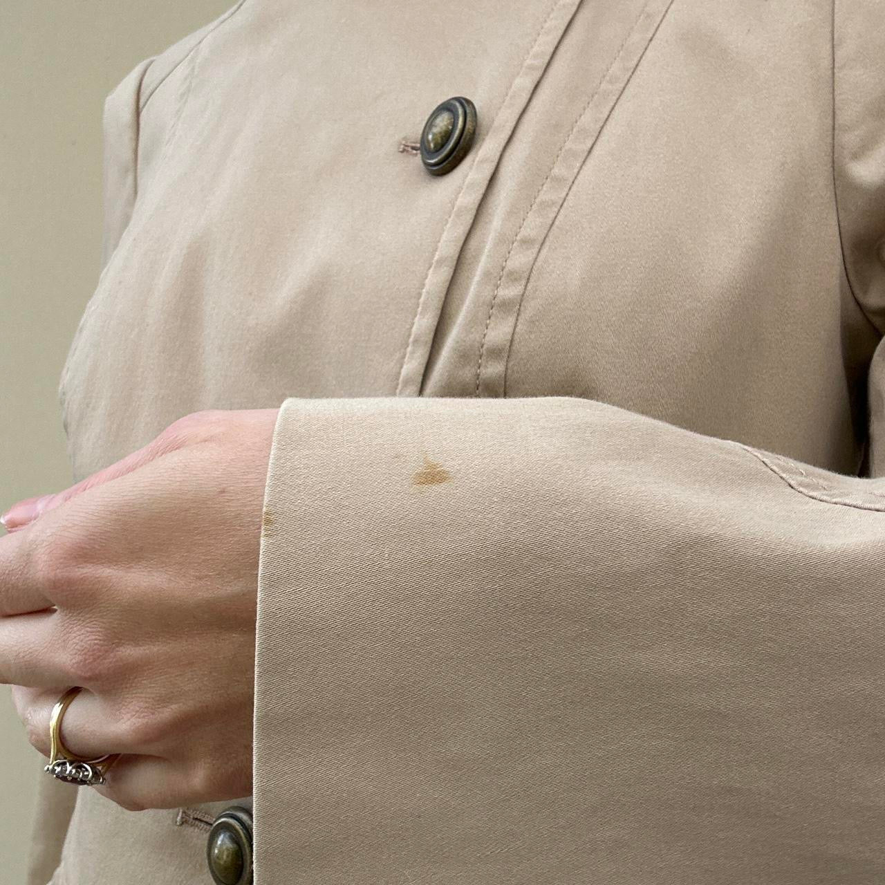 Vintage 00s asymmetric trench coat