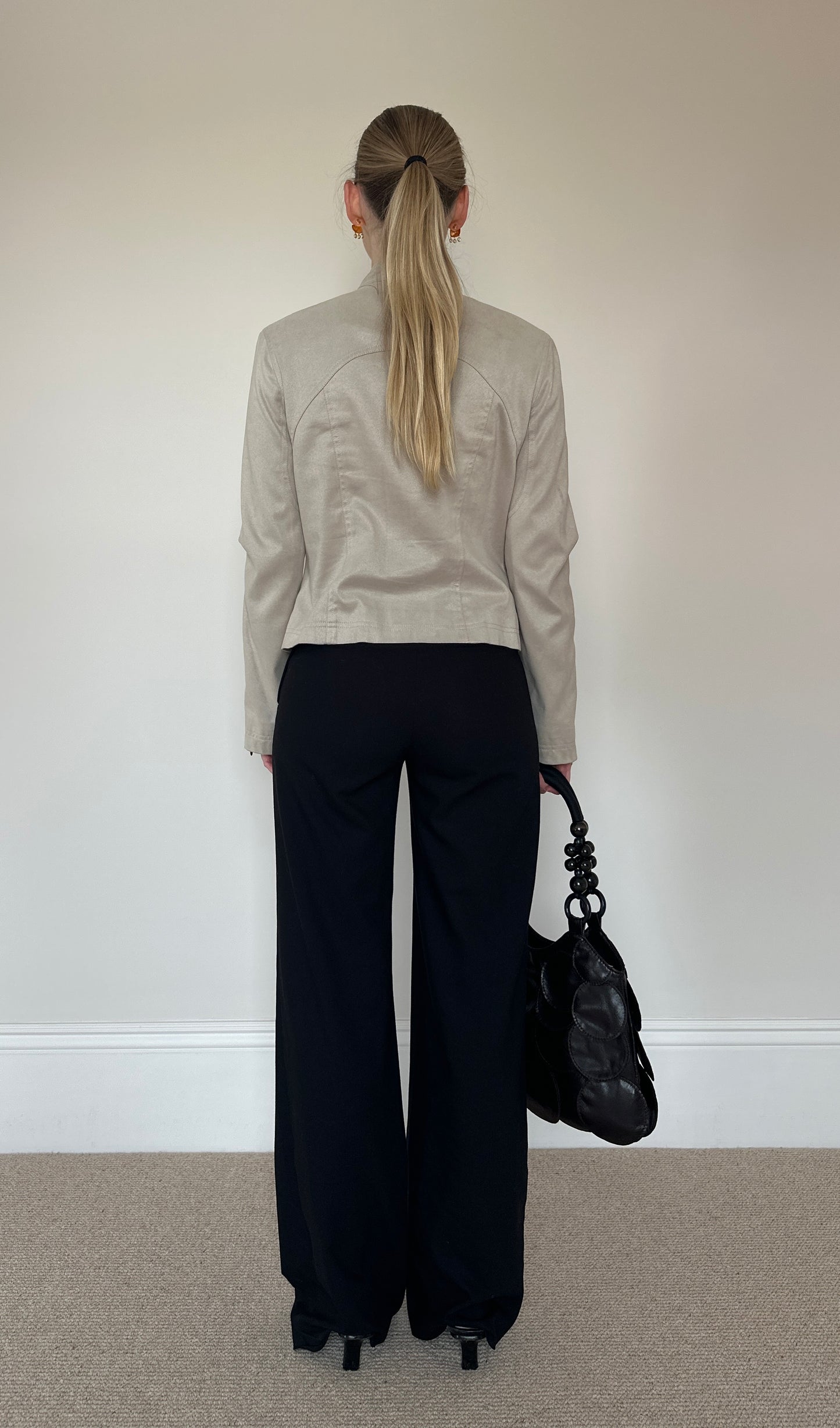 Vintage faux suede jacket