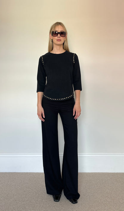 Vintage Stud 3/4 sleeve top