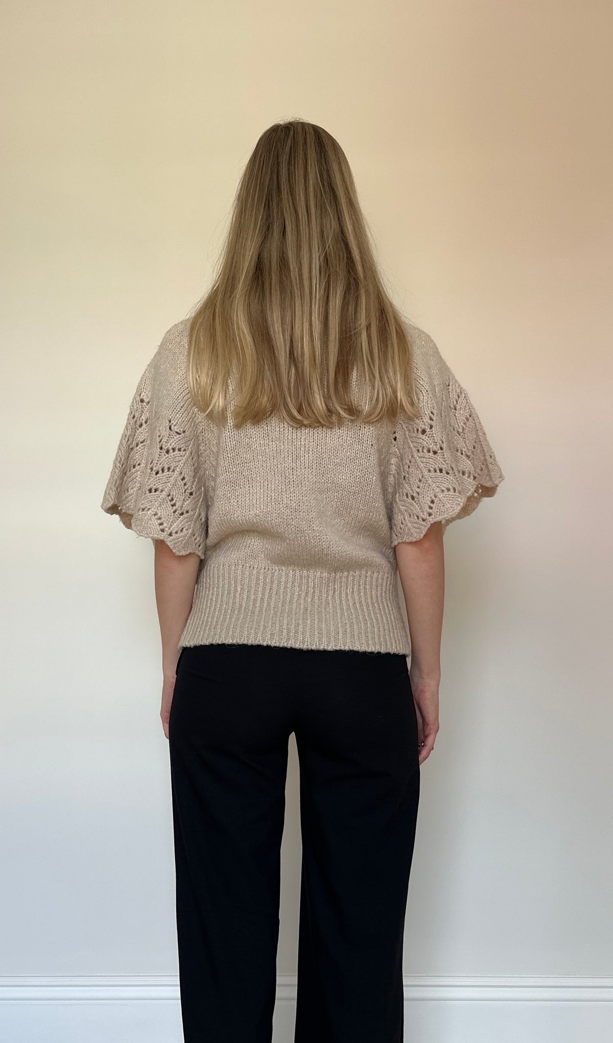Vintage knit poncho jumper