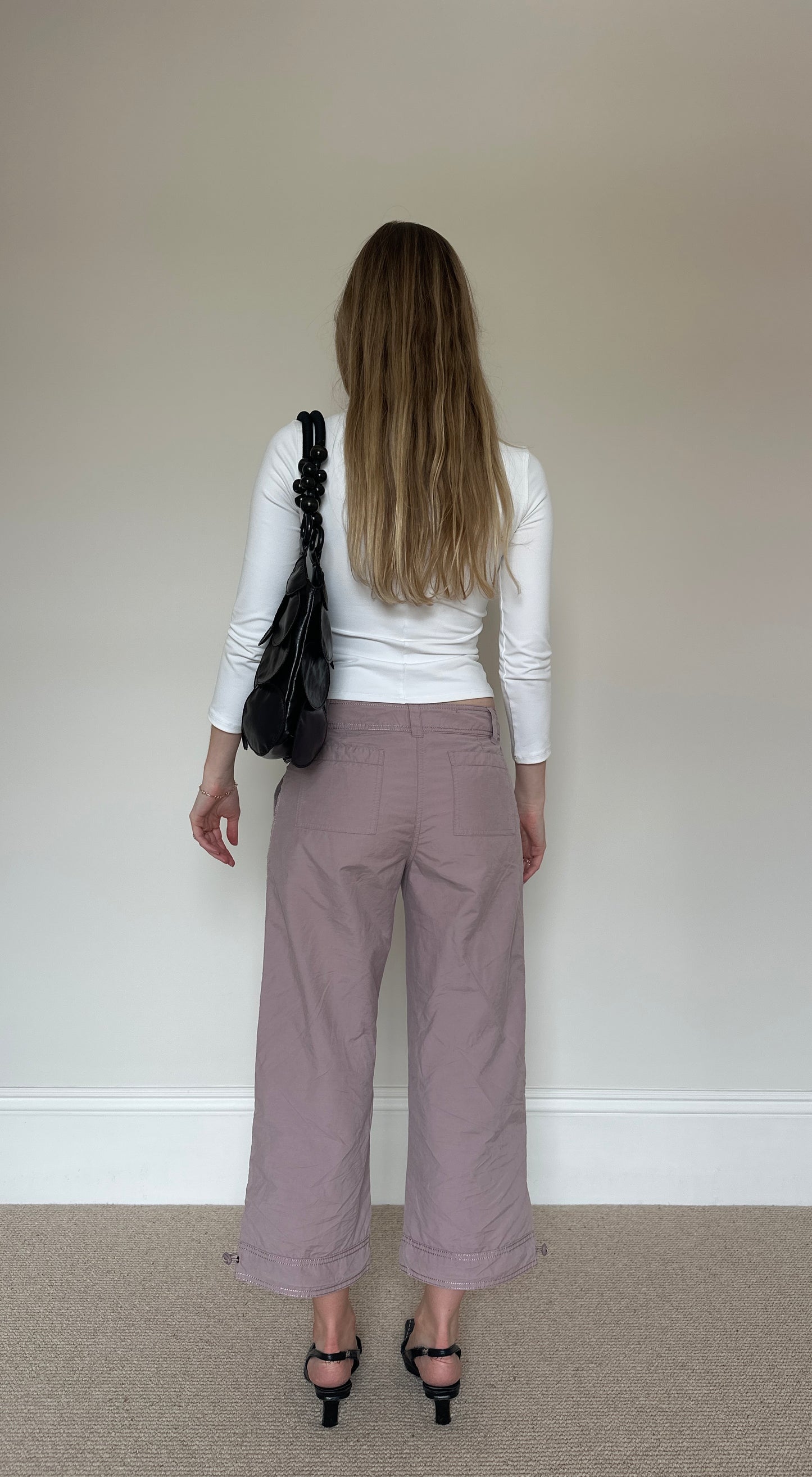 Vintage toggle capri trousers