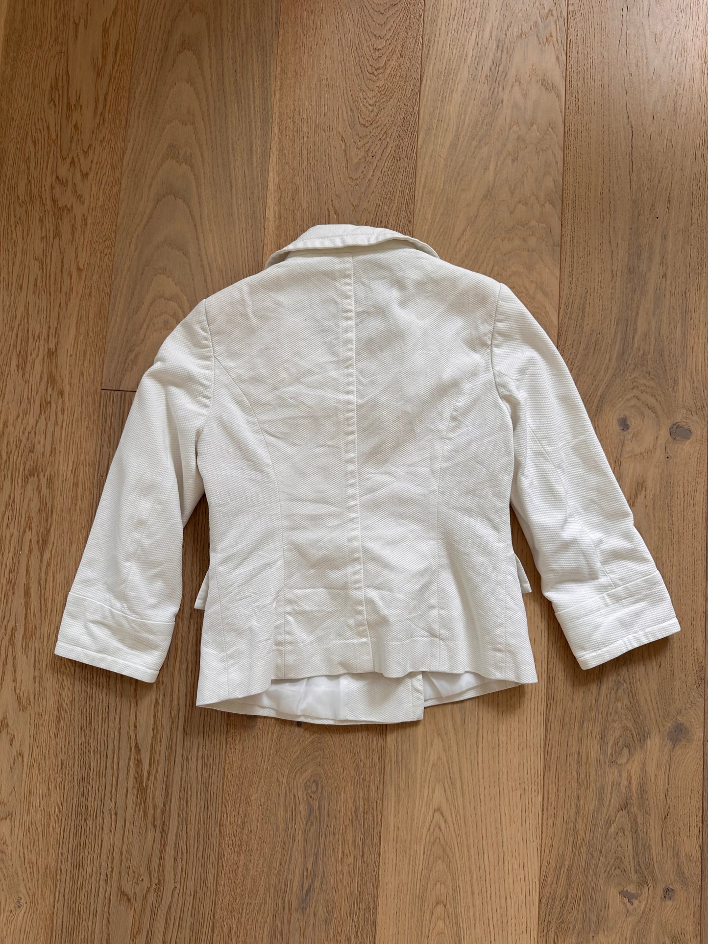 SALE vintage white pea coat