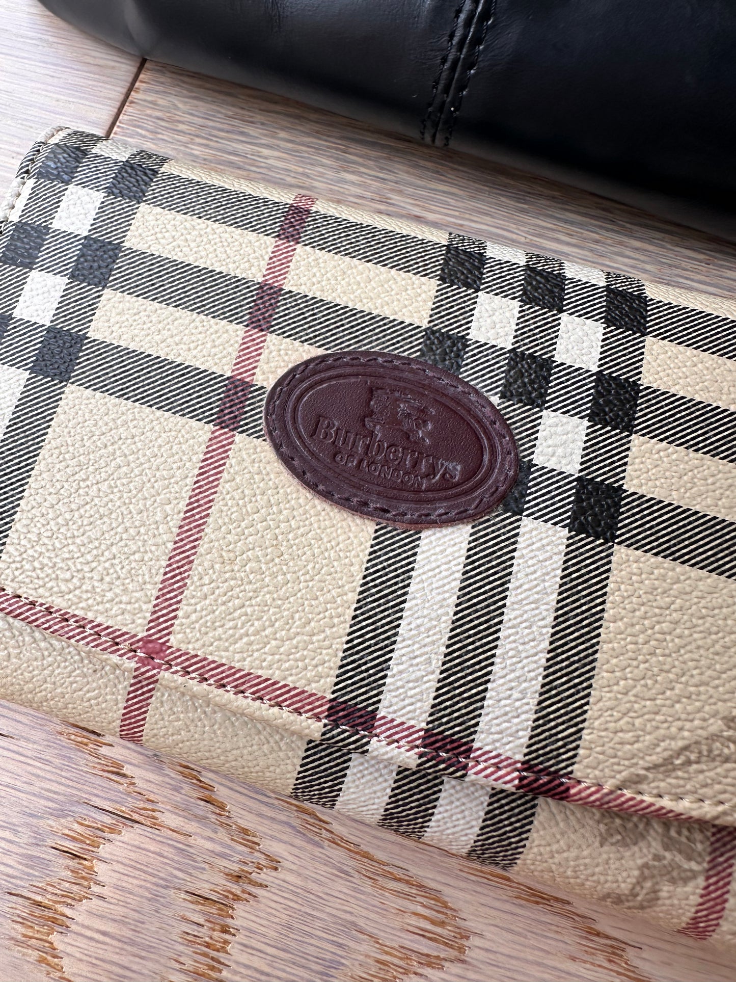 Vintage nova check bag and purse