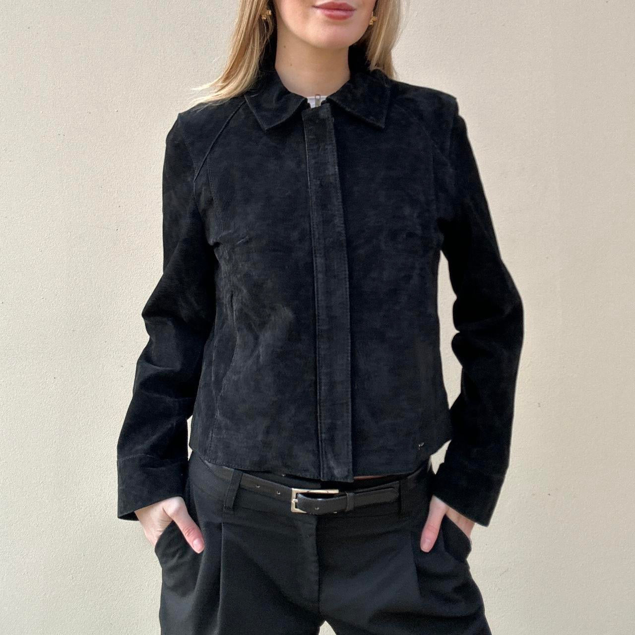 Vintage Fiorelli black suede jacket