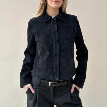 Vintage Fiorelli black suede jacket