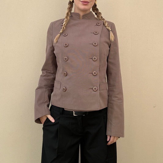 Vintage 00s mushroom button jacket