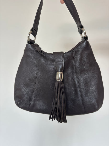Vintage brown Tassle leather bag