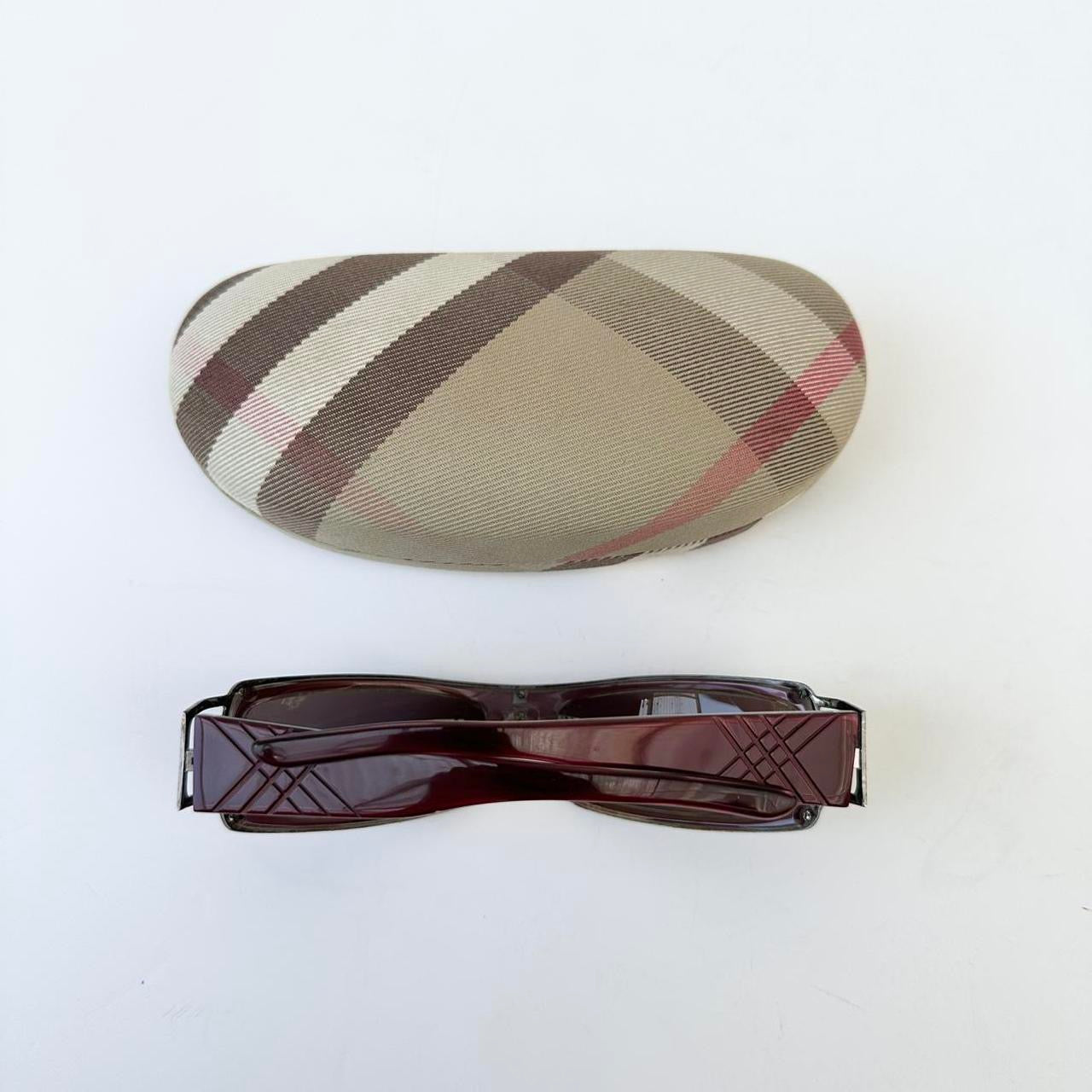 Vintage Burberry burgundy sunglasses