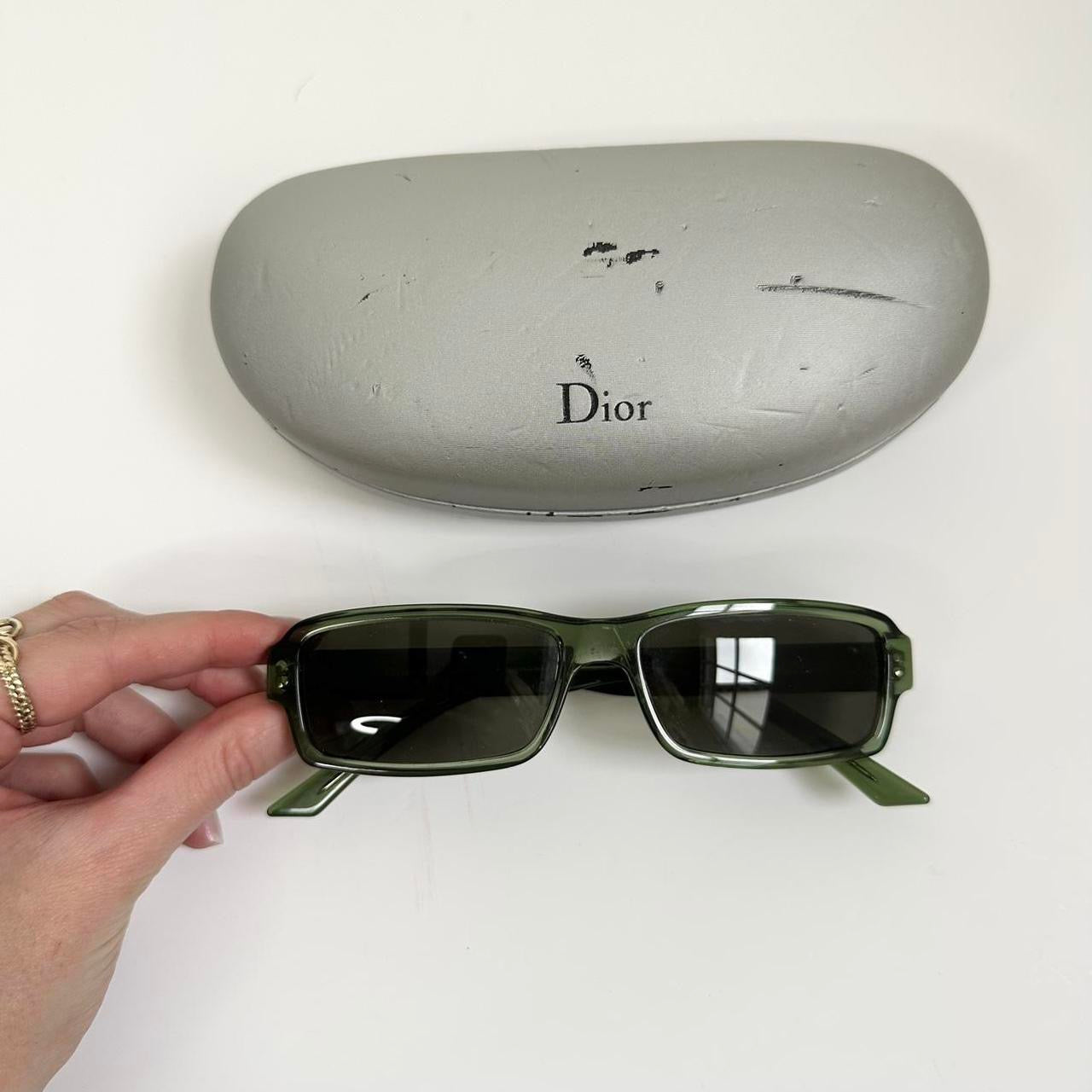 Vintage Dior green sunglasses