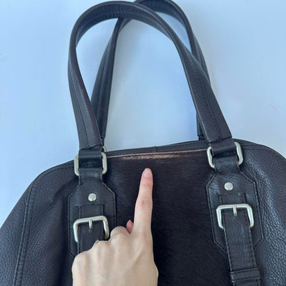 Vintage 00s pony skin bowling bag