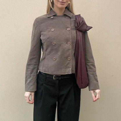 Vintage mink double breasted jacket