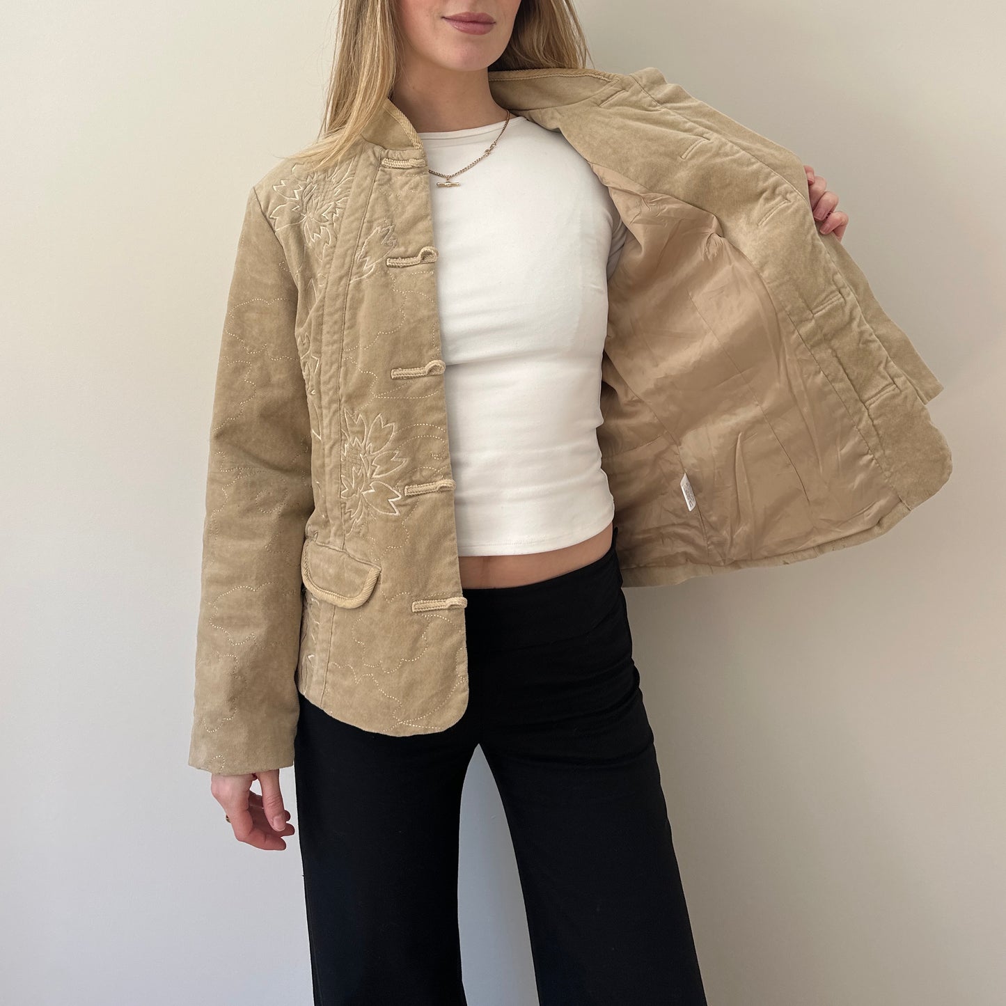Vintage frog clasp jacket