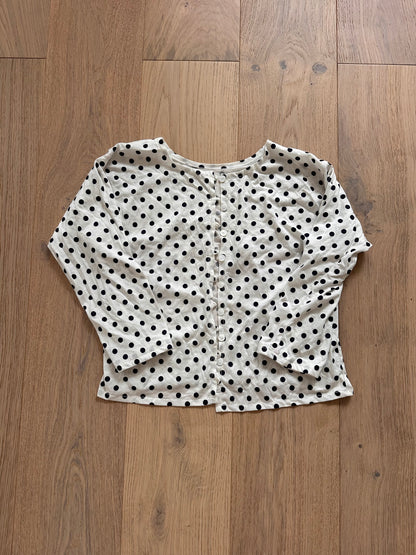 SALE polka dot cardigan