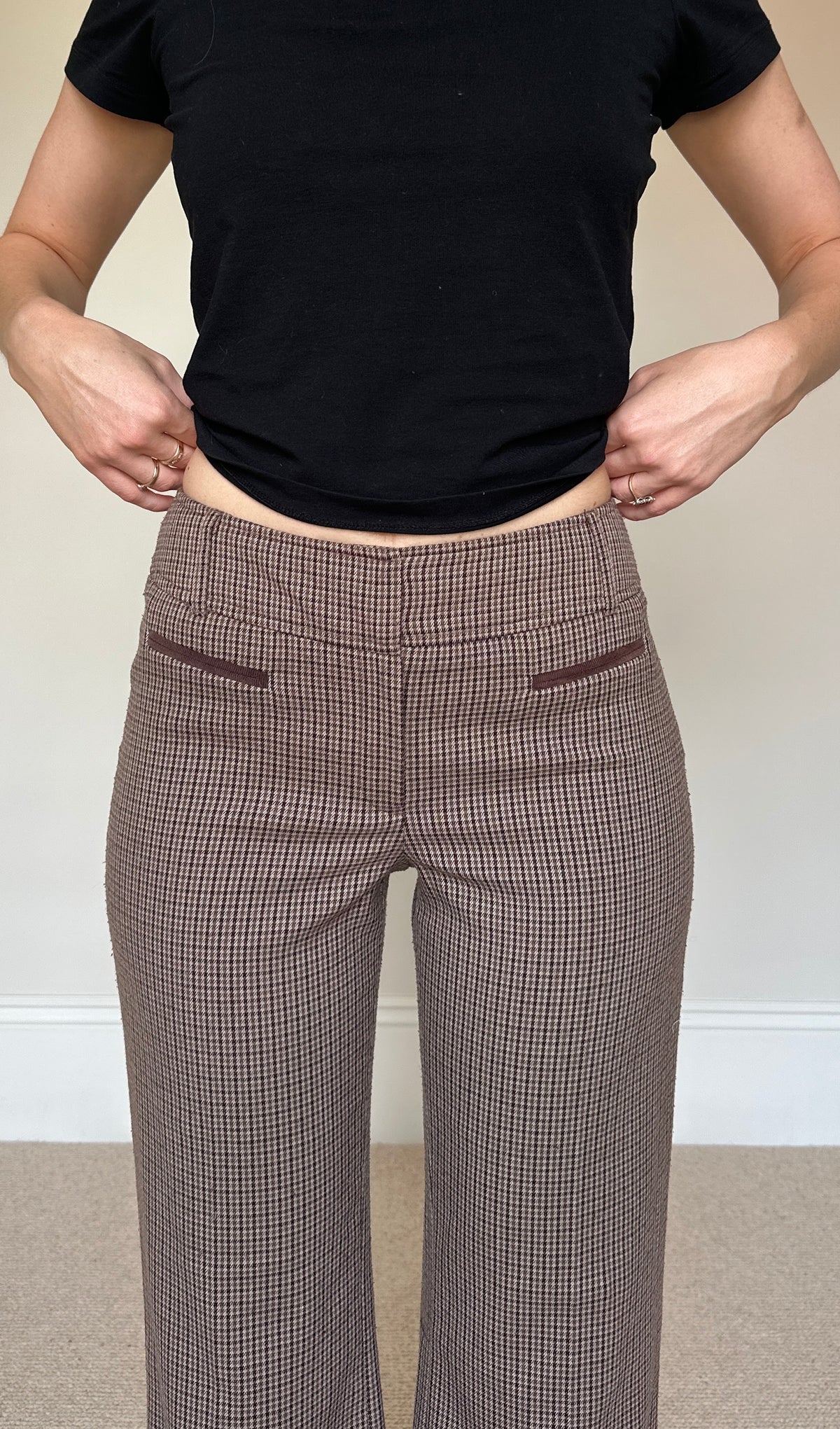 Vintage Dogtooth Trousers