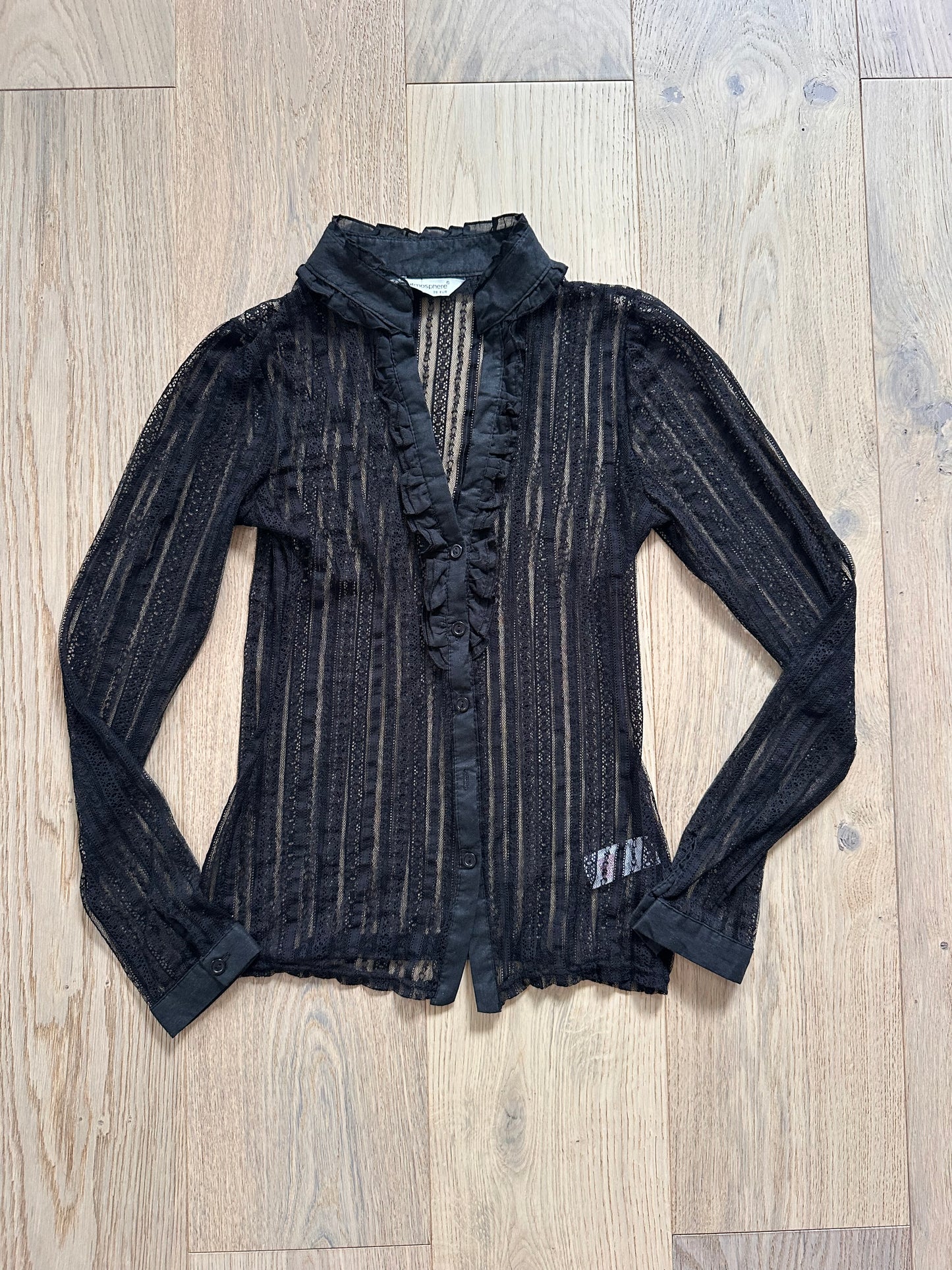 SALE vintage black lace top
