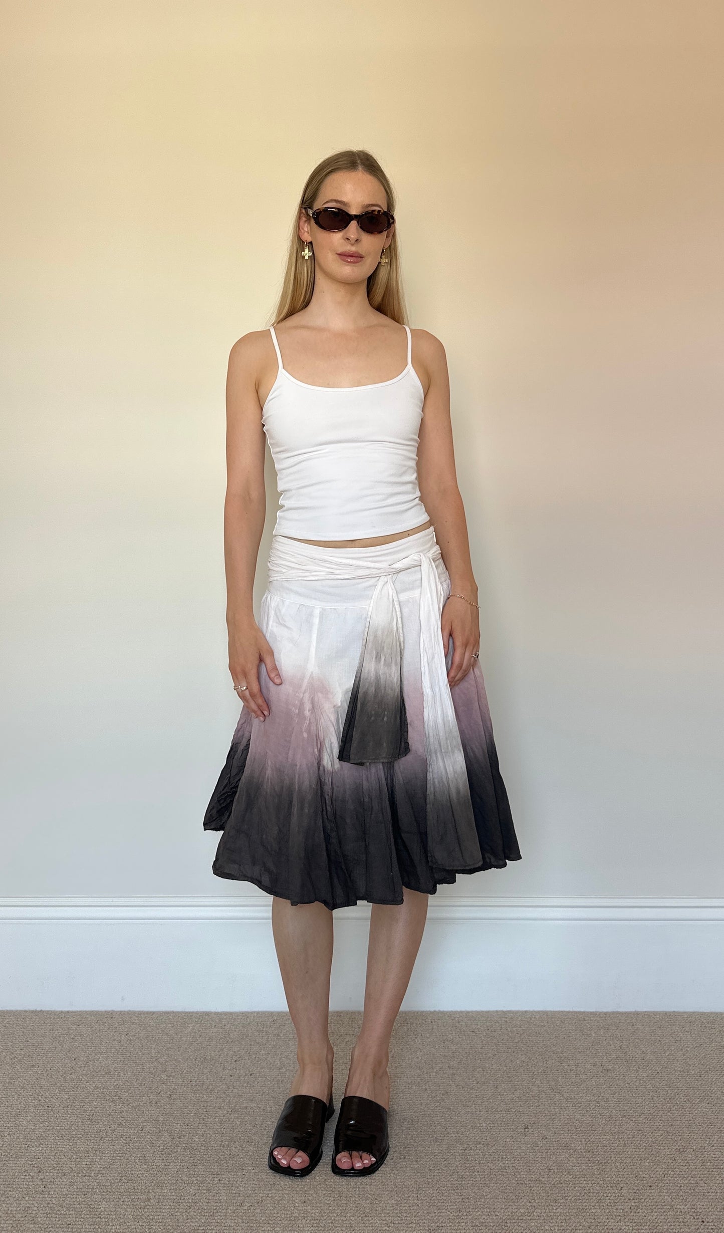 Vintage tie dye skirt