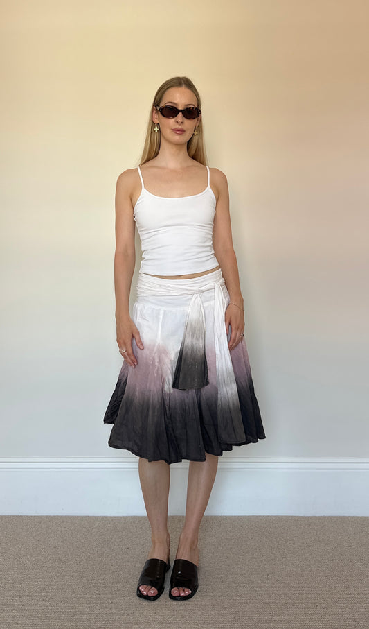 Vintage tie dye skirt