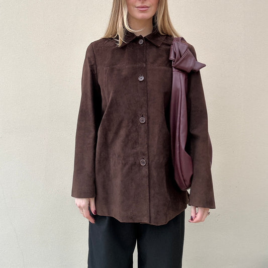 Vintage brown suede jacket