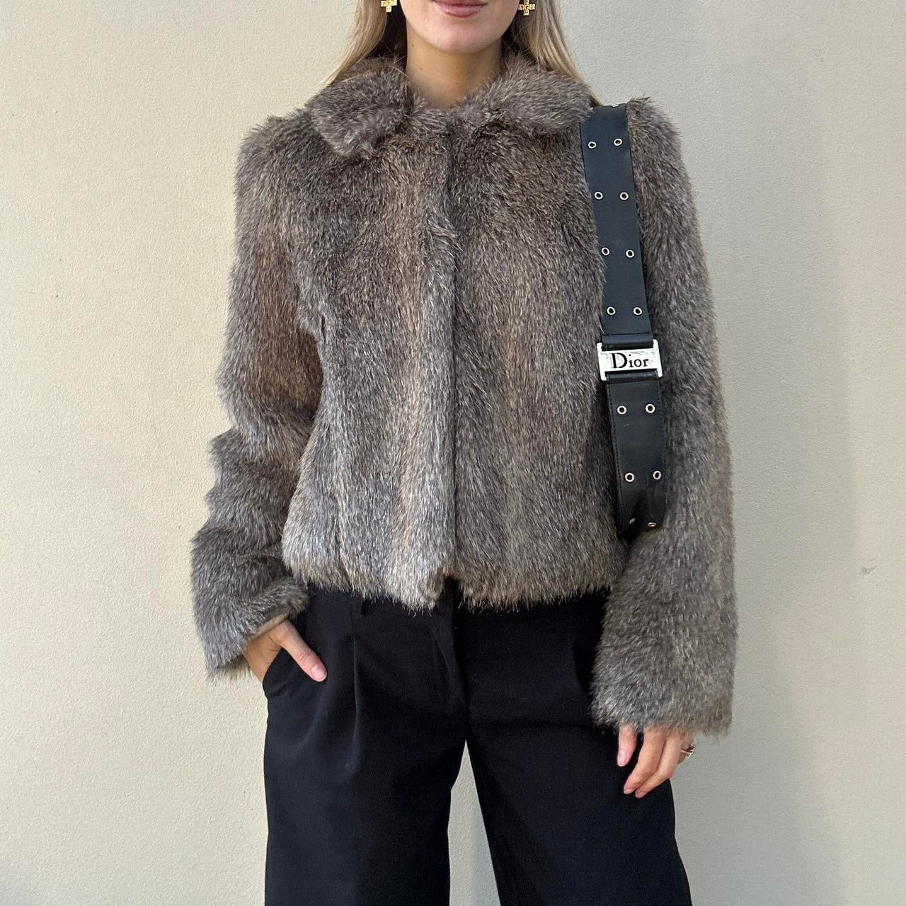 Vintage faux fur coat