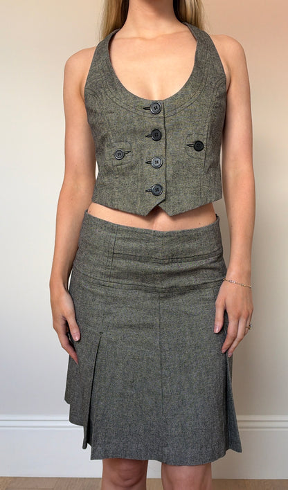 Vintage Charcoal two piece
