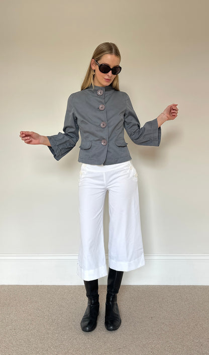 Vintage grey pea coat