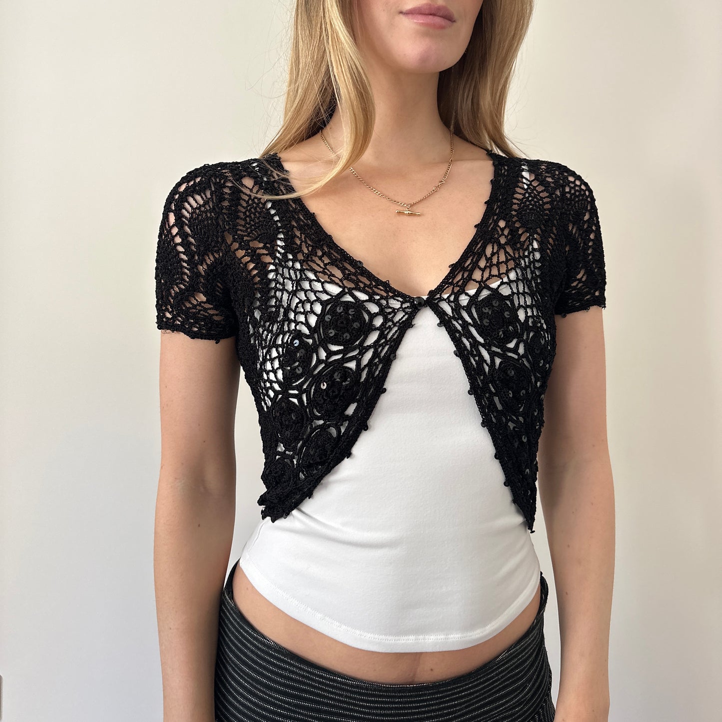 Vintage crochet bolero