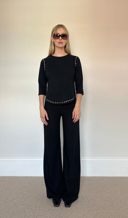 Vintage Stud 3/4 sleeve top