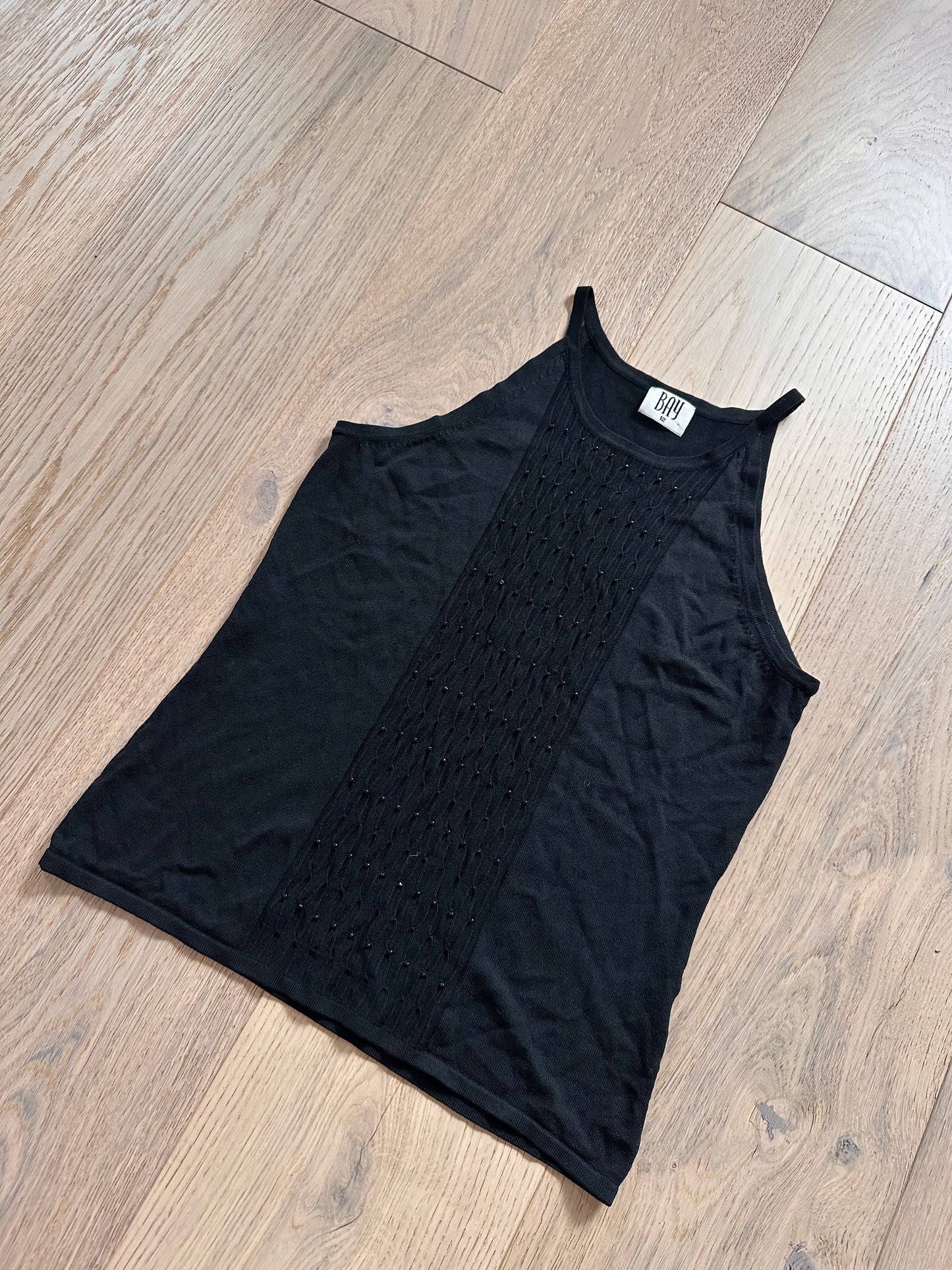 SALE vintage beaded top