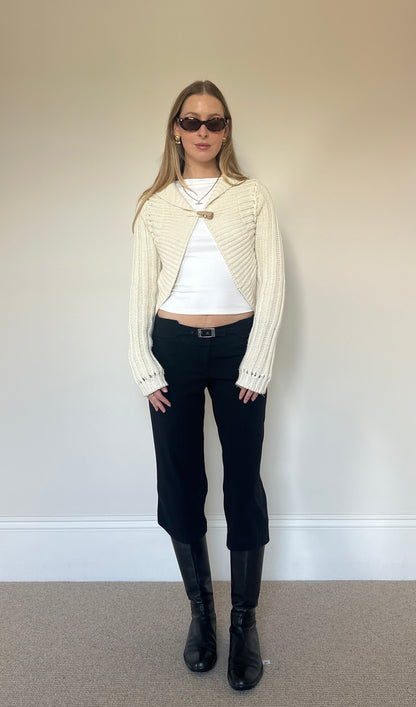 Vintage cream bolero jumper