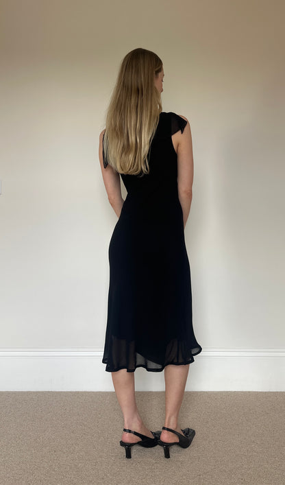 Vintage black floaty dress