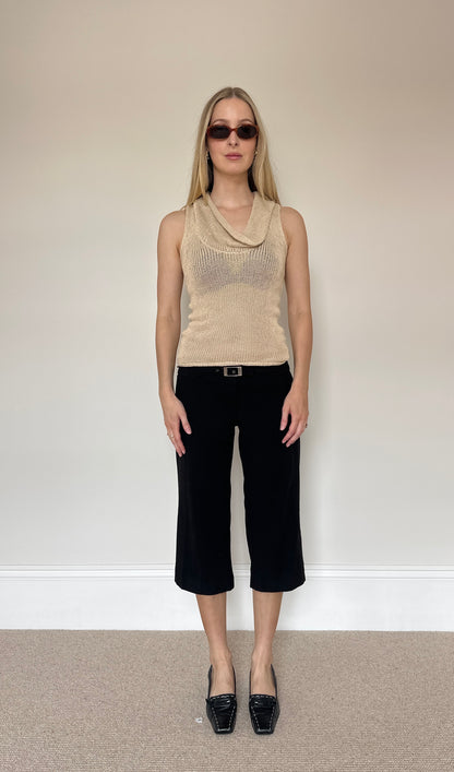Vintage Knit Sleeveless Top