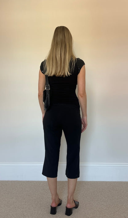 Vintage sequin key-hole top