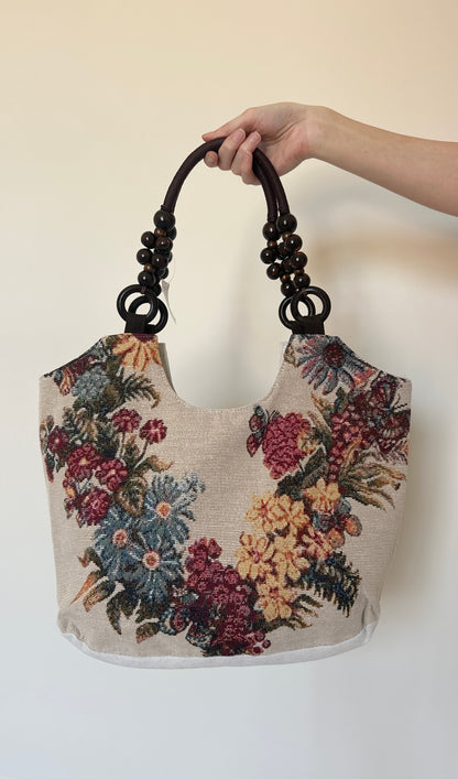 Vintage tapestry shoulder bag