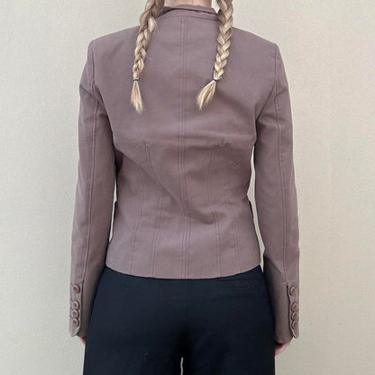 Vintage 00s mushroom button jacket