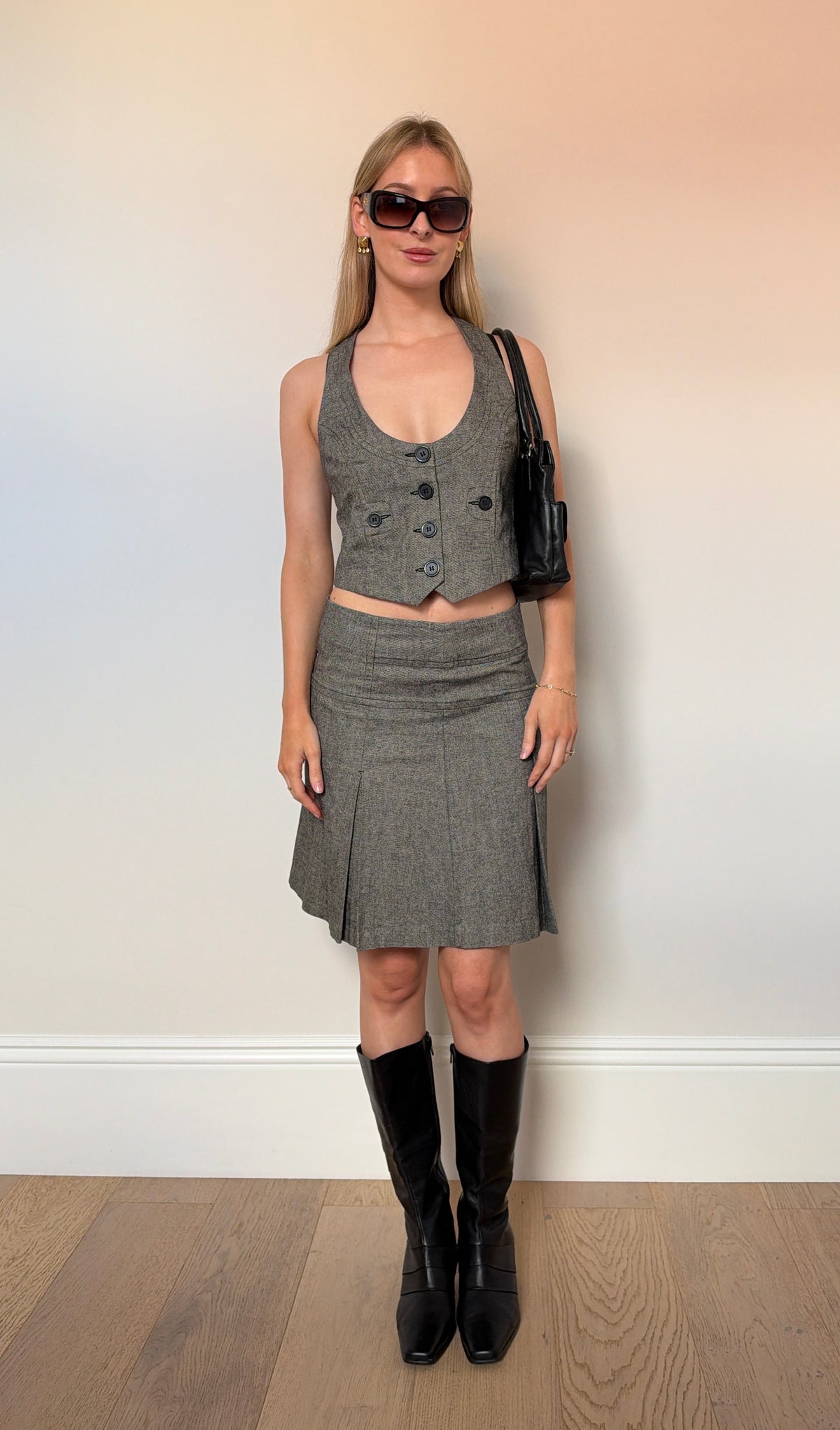 Vintage Charcoal two piece