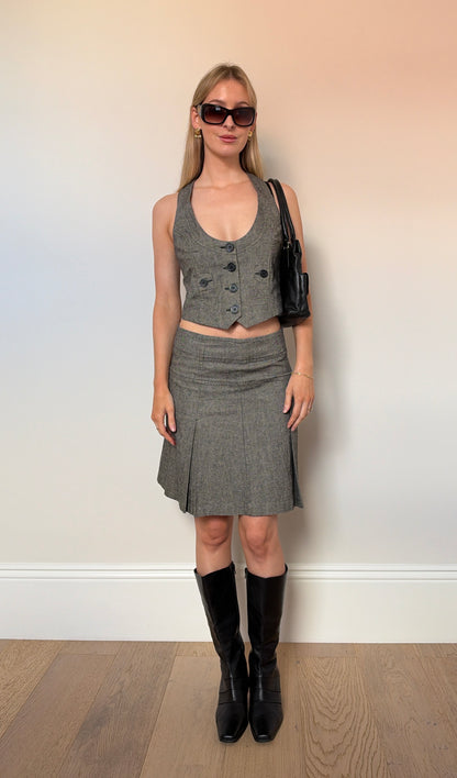 Vintage Charcoal two piece