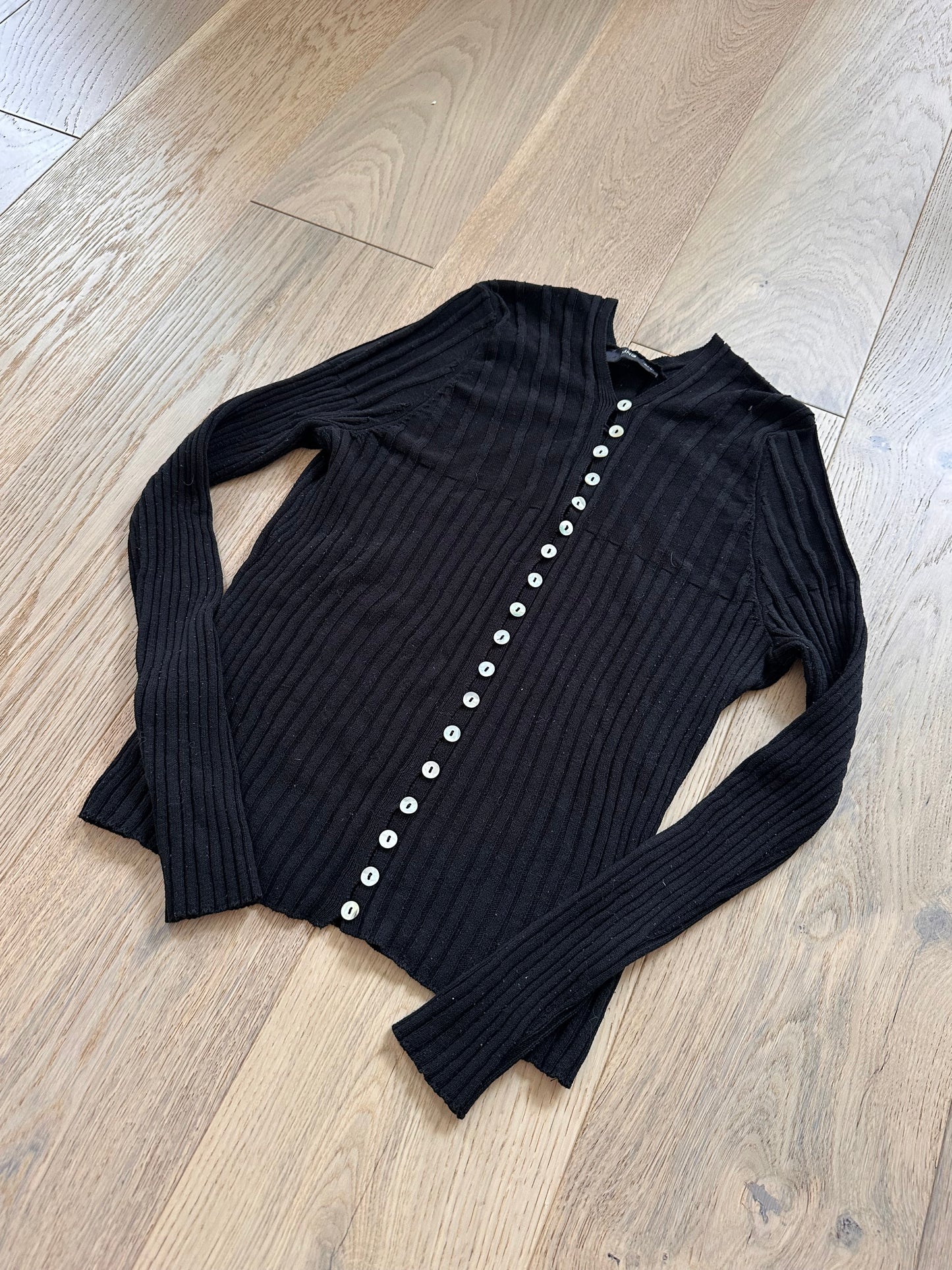 SALE mango mother of pearl jumper