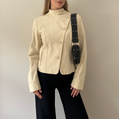 Vintage asymmetric jacket